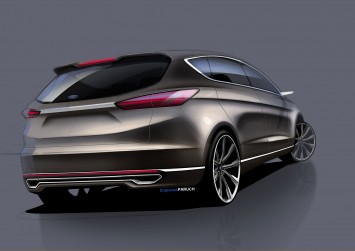 Ford S MAX Concept Design Sketch by Boguslaw Paruch