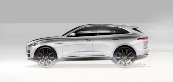 Jaguar F Pace Design Sketch Render