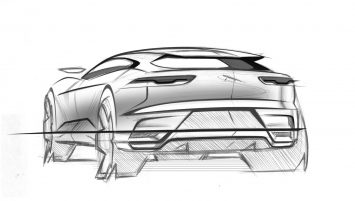 Jaguar I PACE Design Sketch