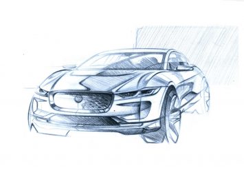 Jaguar I PACE Design Sketch