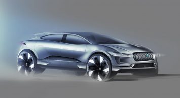 Jaguar I PACE Design Sketch Render