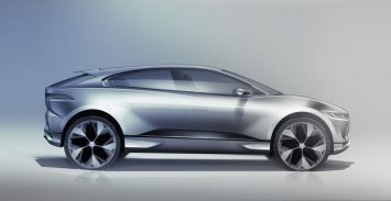 Jaguar I PACE Design Sketch Render