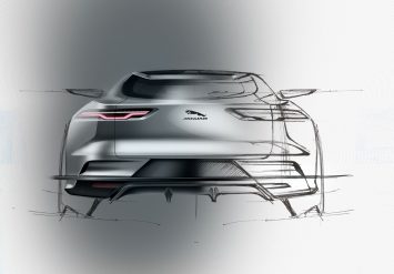 Jaguar I PACE Design Sketch Render