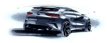 Kia Ceed Design Sketch