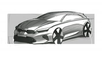 Kia Ceed Design Sketch