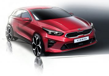 Kia Ceed Design Sketch