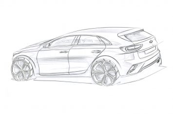 Kia Ceed Design Sketch