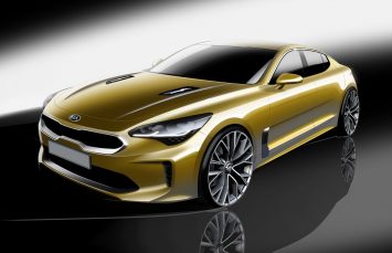 Kia Stinger Design Sketch Render