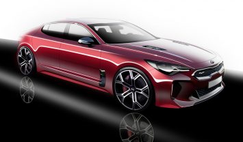 Kia Stinger Design Sketch Render