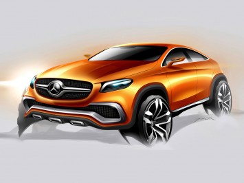 Mercedes-Benz Concept Coupe SUV - Design Sketch