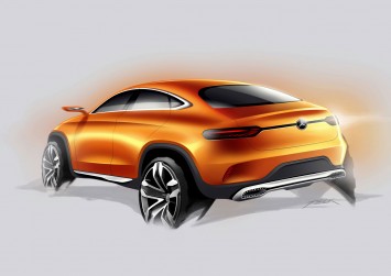 Mercedes-Benz Concept Coupe SUV - Design Sketch