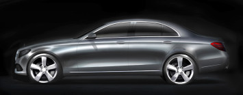 Mercedes-Benz E Class Design Sketch