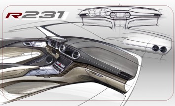 Mercedes-Benz SL-Class - Interior Design Sketch