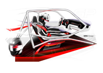 MINI John Cooper Works GP Concept Interior Design Sketch Render