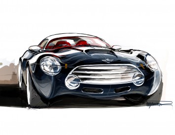 MINI Superleggera Vision Concept Design Sketch