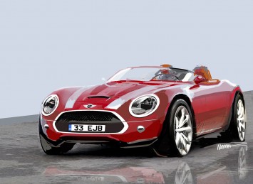 MINI Superleggera Vision Concept Design Sketch