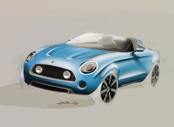 MINI Superleggera Vision Concept Design Sketch