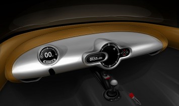 MINI Superleggera Vision Concept Interior Design Sketch