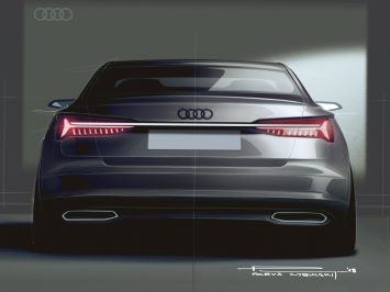 New Audi A6 Design Sketch