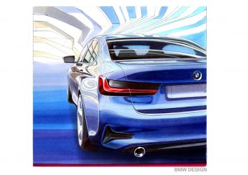 New BMW 3 Series Sedan Design Sketch