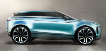 New Range Rover Evoque Design Sketch