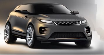 New Range Rover Evoque Design Sketch