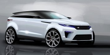 New Range Rover Evoque Design Sketch