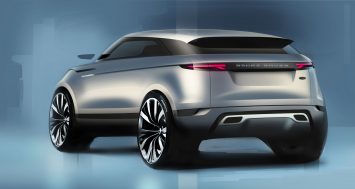 New Range Rover Evoque Design Sketch