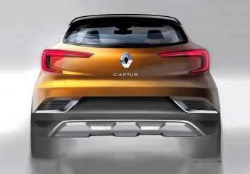 New Renault Captur Design Sketch Render