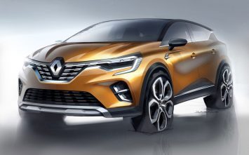 New Renault Captur Design Sketch Render