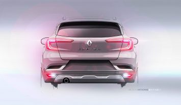 New Renault Captur Design Sketch Render