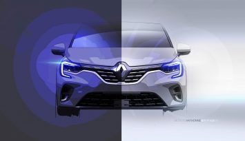 New Renault Captur Design Sketch Render