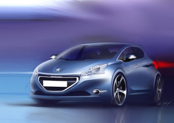 Peugeot 208 - Design Sketch