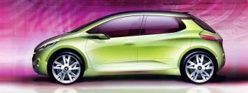 Peugeot 208 - Design Sketch