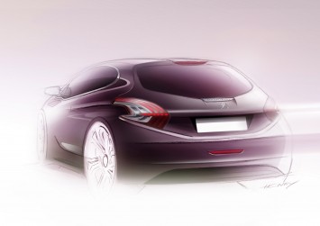 Peugeot 208 - Design Sketch