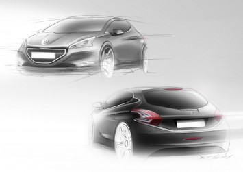 Peugeot 208 - Design Sketch