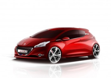 Peugeot 208 GTi Design Sketch