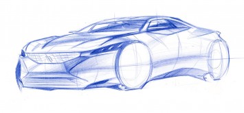 Peugeot Exalt Design Sketch