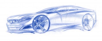 Peugeot Exalt Design Sketch