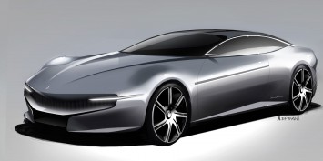 Pininfarina Cambiano Concept - Design Sketch