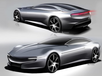 Pininfarina Cambiano Concept - Design Sketches