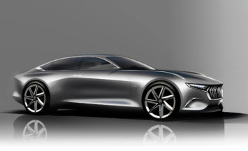 Pininfarina H600 Design Sketch Render