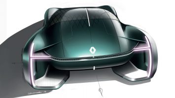 Renault EZ Ultimo Concept Design Sketch Render