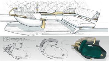 Renault EZ Ultimo Concept Interior Design Sketch