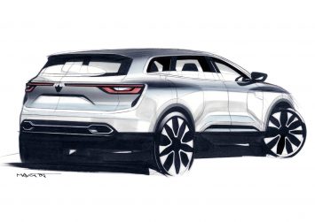 Renault Koleos Design Sketch