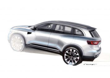 Renault Koleos Design Sketch