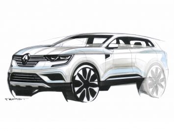 Renault Koleos Design Sketch