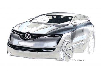 Renault Koleos Design Sketch