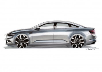 Renault Talisman Design Sketch by Alexis Martot