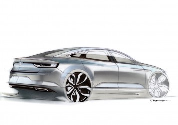 Renault Talisman Design Sketch by Alexis Martot